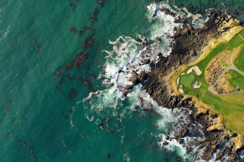 夏威夷的一个高尔夫球场